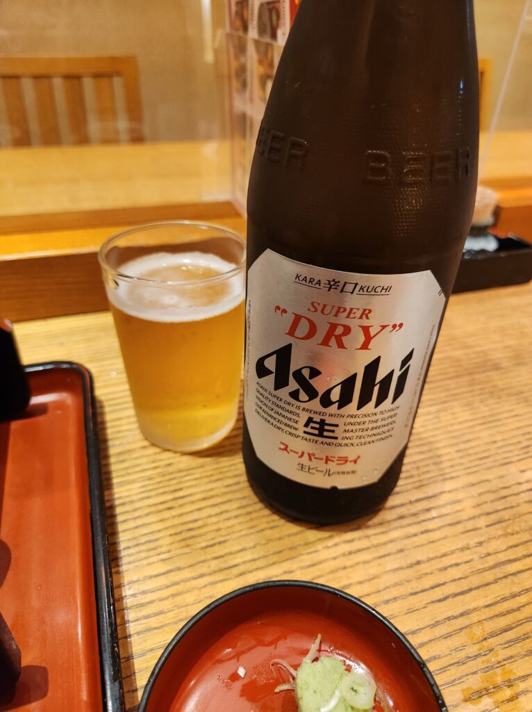 福井　つるきそば　ビール